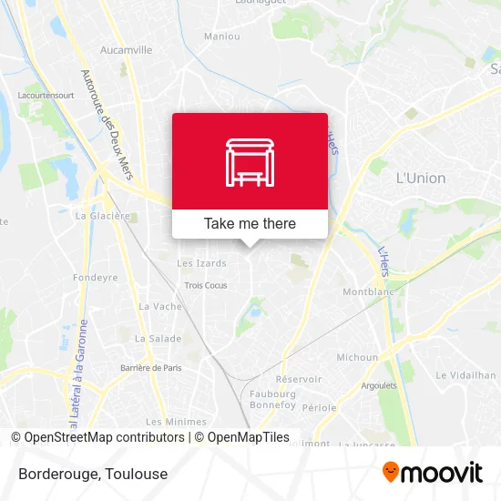Borderouge map