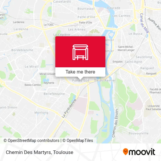 Chemin Des Martyrs map