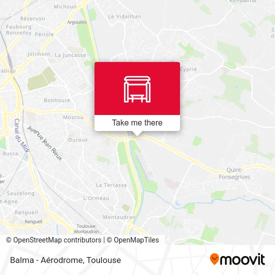 Balma - Aérodrome map