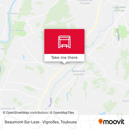 Beaumont-Sur-Leze - Vignolles map