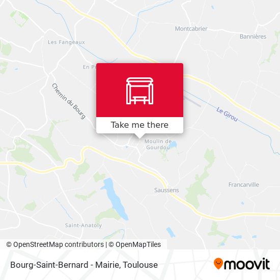 Bourg-Saint-Bernard - Mairie map