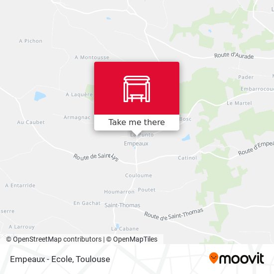 Mapa Empeaux - Ecole