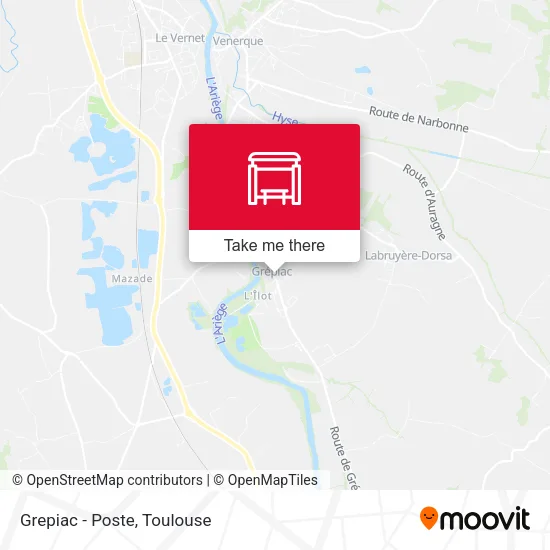 Grepiac - Poste map