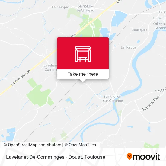 Lavelanet-De-Comminges - Douat map