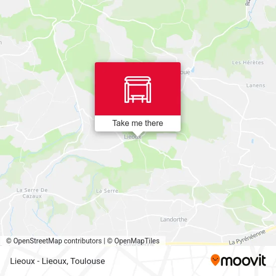 Lieoux - Lieoux map