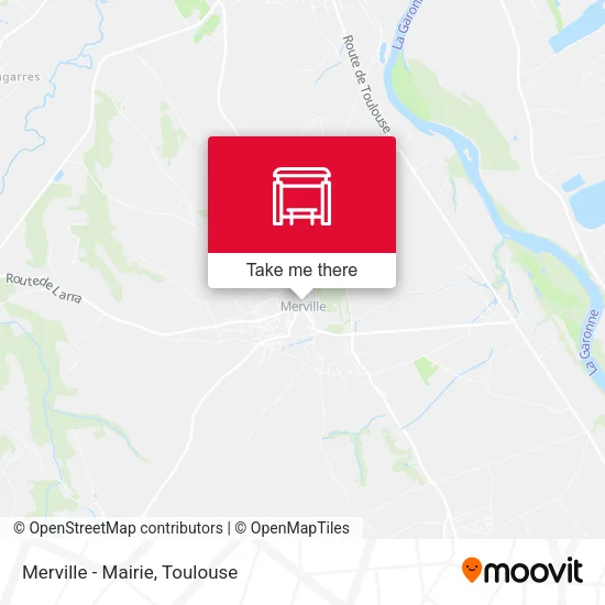 Merville - Mairie map