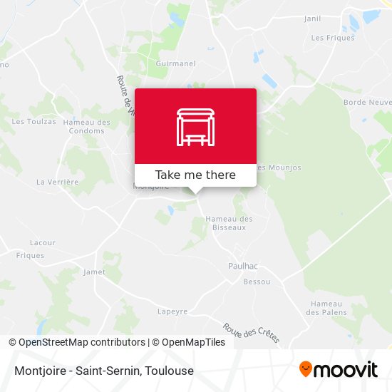 Montjoire - Saint-Sernin map