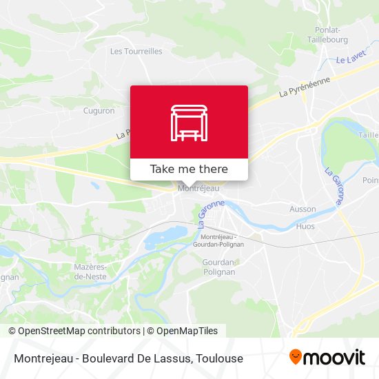 Montrejeau - Boulevard De Lassus map