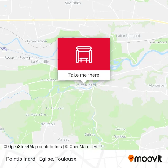 Pointis-Inard - Eglise map