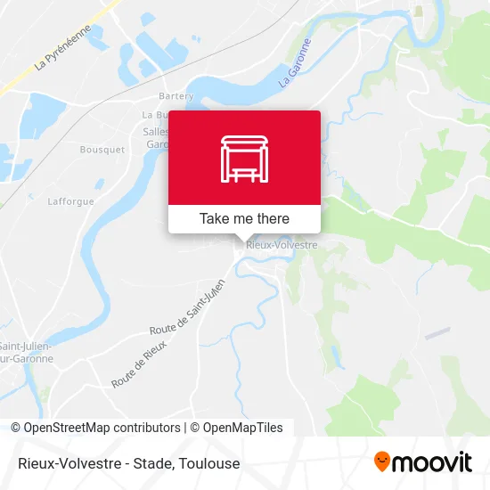 Rieux-Volvestre - Stade map