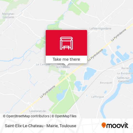 Saint-Elix-Le-Chateau - Mairie map