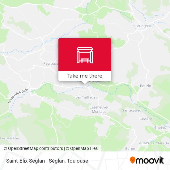 Saint-Elix-Seglan - Séglan map