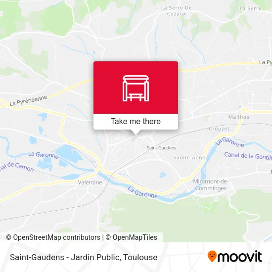 Saint-Gaudens - Jardin Public map