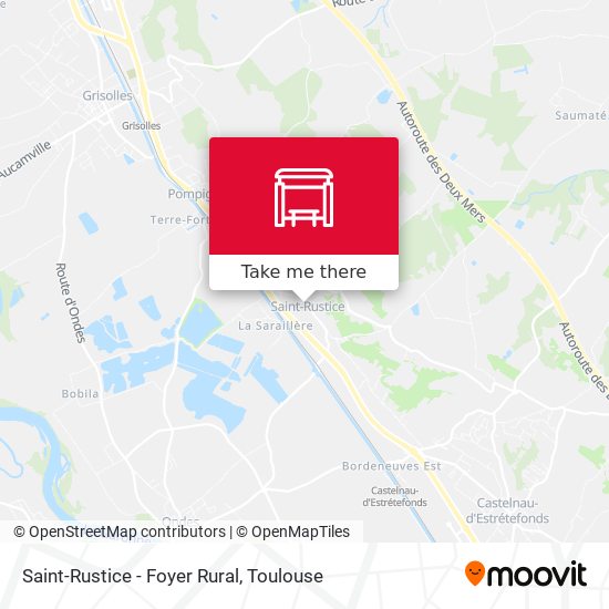 Saint-Rustice - Foyer Rural map