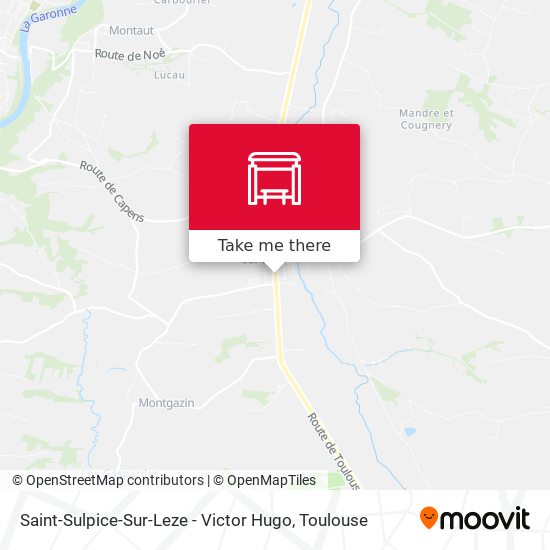 Saint-Sulpice-Sur-Leze - Victor Hugo map