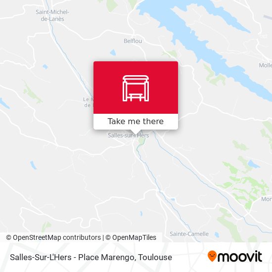 Salles-Sur-L'Hers - Place Marengo map