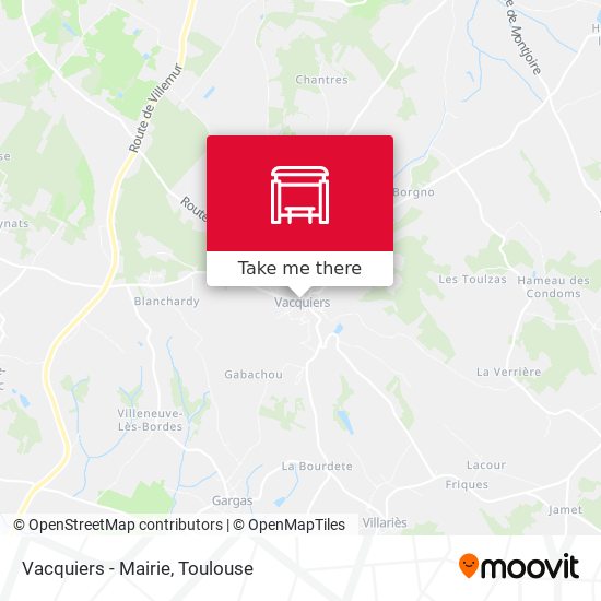 Vacquiers - Mairie map
