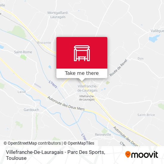 Villefranche-De-Lauragais - Parc Des Sports map