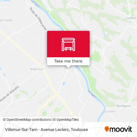 Villemur-Sur-Tarn - Avenue Leclerc map