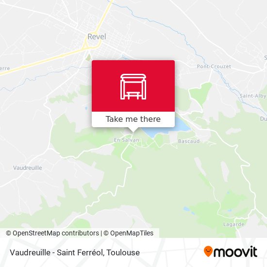 Vaudreuille - Saint Ferréol map