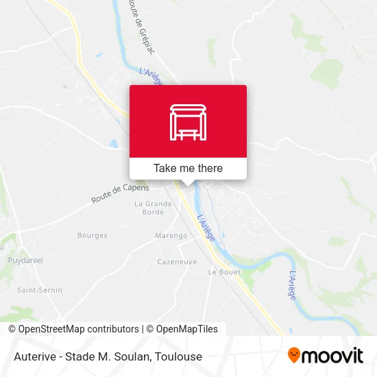 Auterive - Stade M. Soulan map
