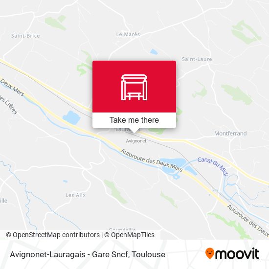 Avignonet-Lauragais - Gare Sncf map