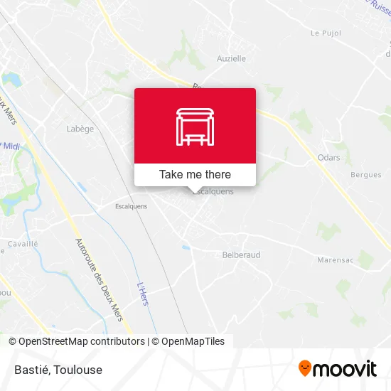 Bastié map