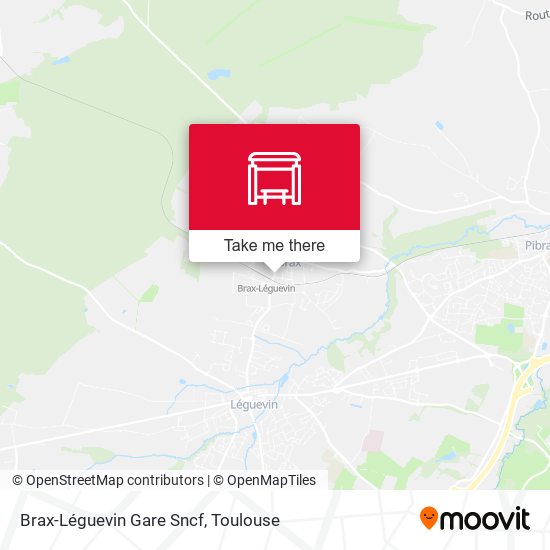 Brax-Léguevin Gare Sncf map