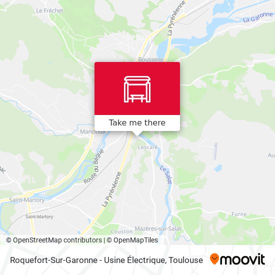 Roquefort-Sur-Garonne - Usine Électrique map