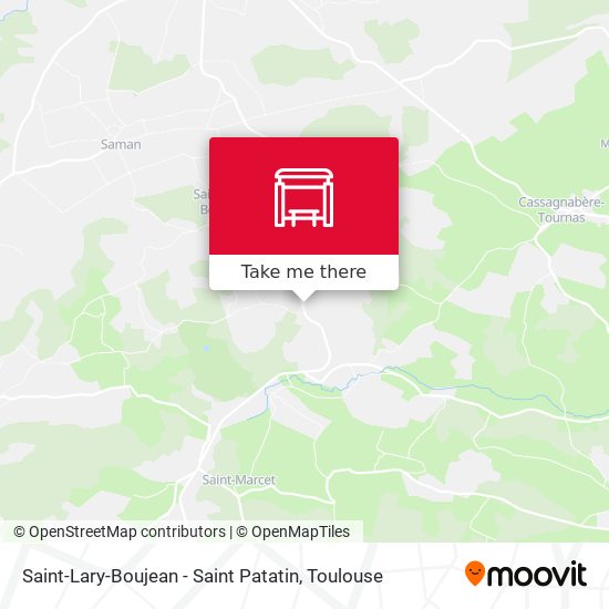 Saint-Lary-Boujean - Saint Patatin map