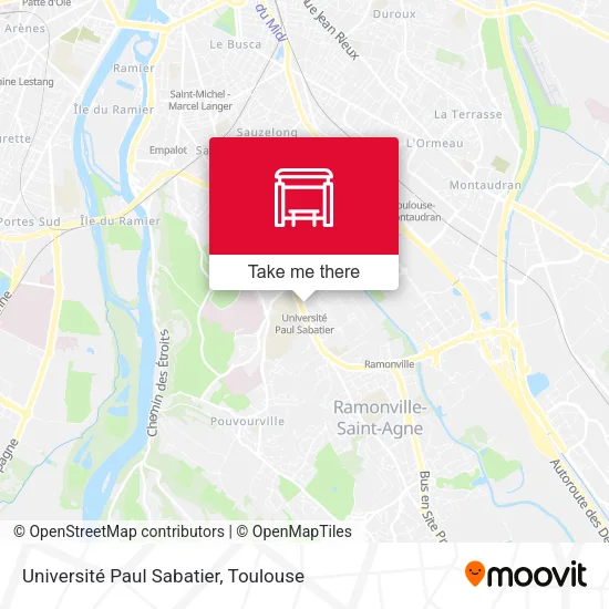 Université Paul Sabatier map
