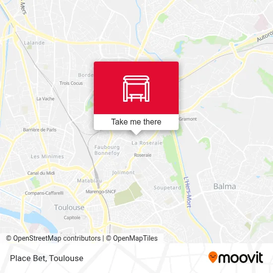 Place Bet map
