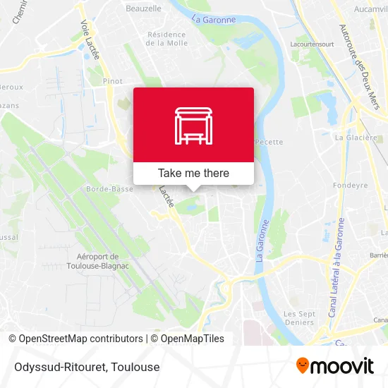 Odyssud-Ritouret map
