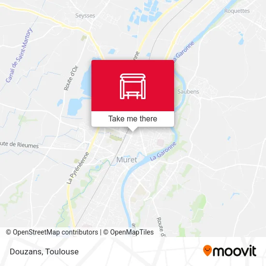 Douzans map