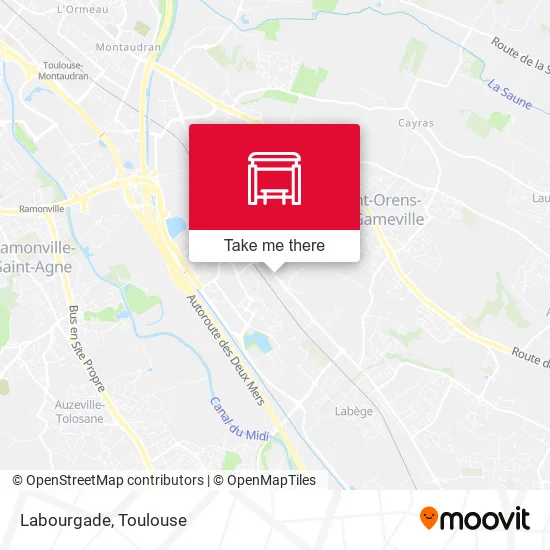 Labourgade map