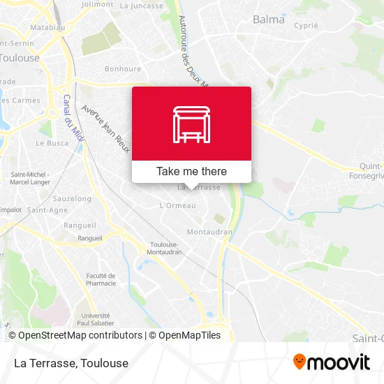 La Terrasse map