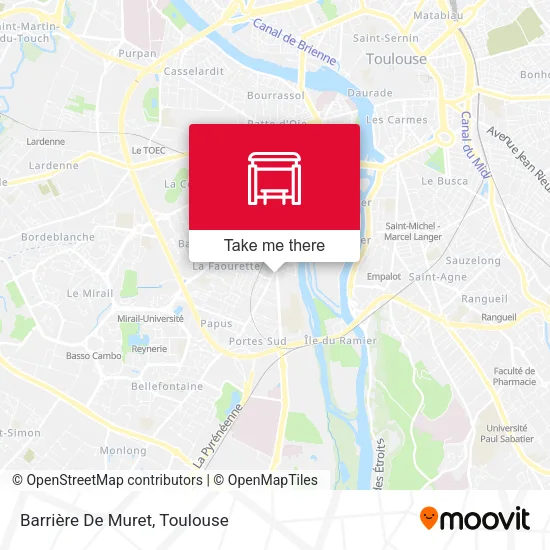Barrière De Muret map