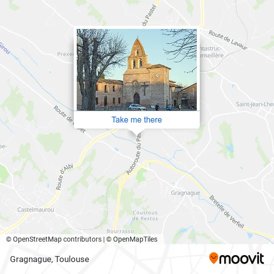Gragnague map