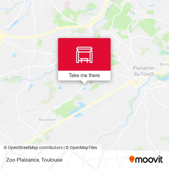 Zoo Plaisance map
