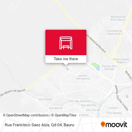 Rua Francisco Saez Aiza, Qd-04 map