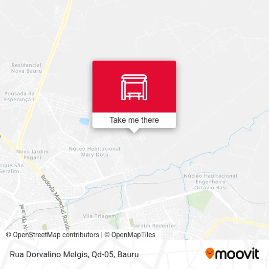 Rua Dorvalino Melgis, Qd-05 map