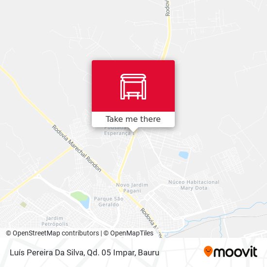 Luís Pereira Da Silva, Qd. 05 Impar map