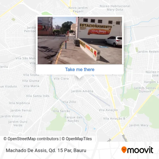 Machado De Assis, Qd. 15 Par map