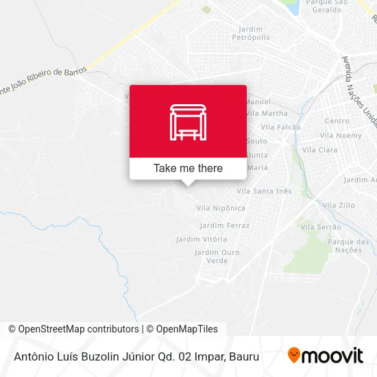 Antônio Luís Buzolin Júnior Qd. 02 Impar map