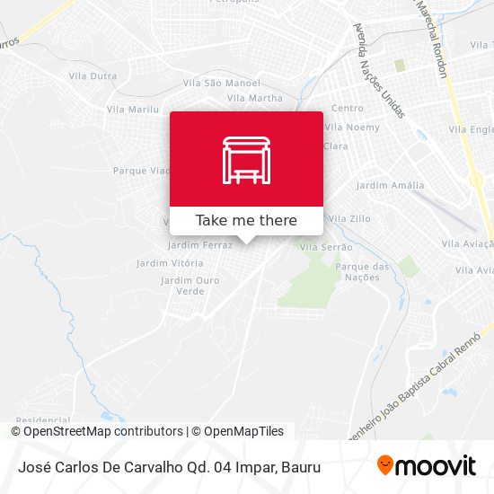 José Carlos De Carvalho Qd. 04 Impar map