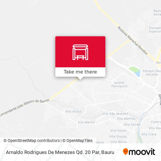 Arnaldo Rodrigues De Menezes Qd. 20 Par map