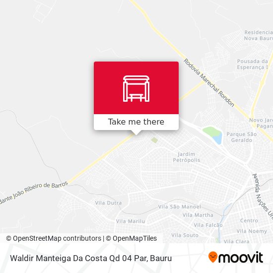 Waldir Manteiga Da Costa Qd 04 Par map