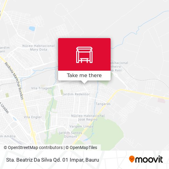 Sta. Beatriz Da Silva Qd. 01 Impar map