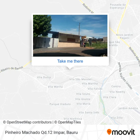 Pinheiro Machado Qd.12 Impar map