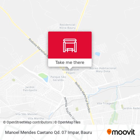 Manoel Mendes Caetano Qd. 07 Impar map